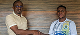 Likibi Tsoumou Duch arrive à Manga